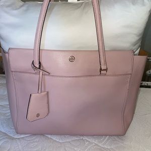 TORY BURCH LIGHT PINK TOTE
